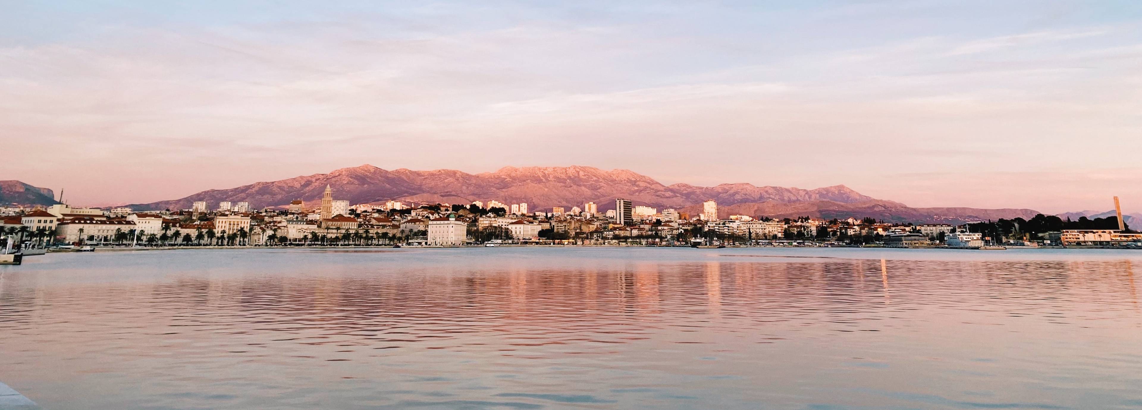 Split_panorama and sunset_3840x1380