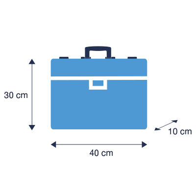 Cabin Baggage dimensions for different airlines - Novus Internet Shopping